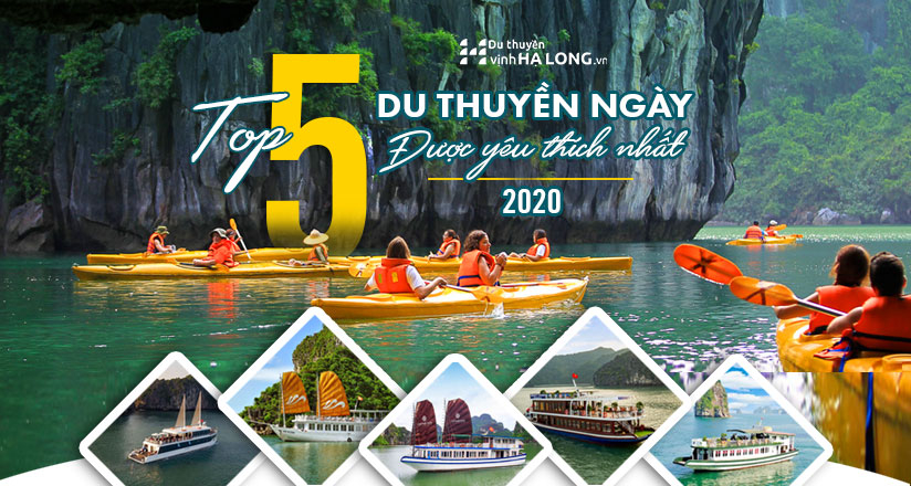 Top 5 du thuyền Hạ Long đi trong ngày sang trọng được yêu thích nhất